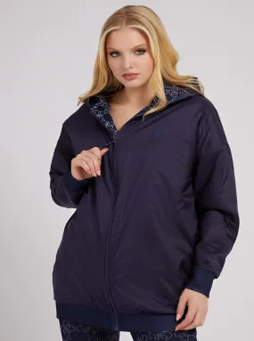 Blue Beverly Reversible Active Jacket