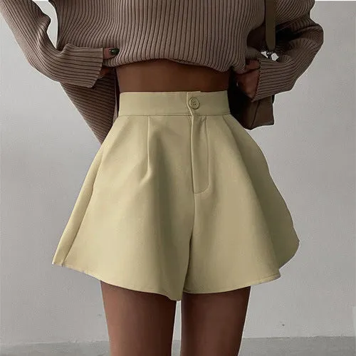 casual a-line skirt shorts