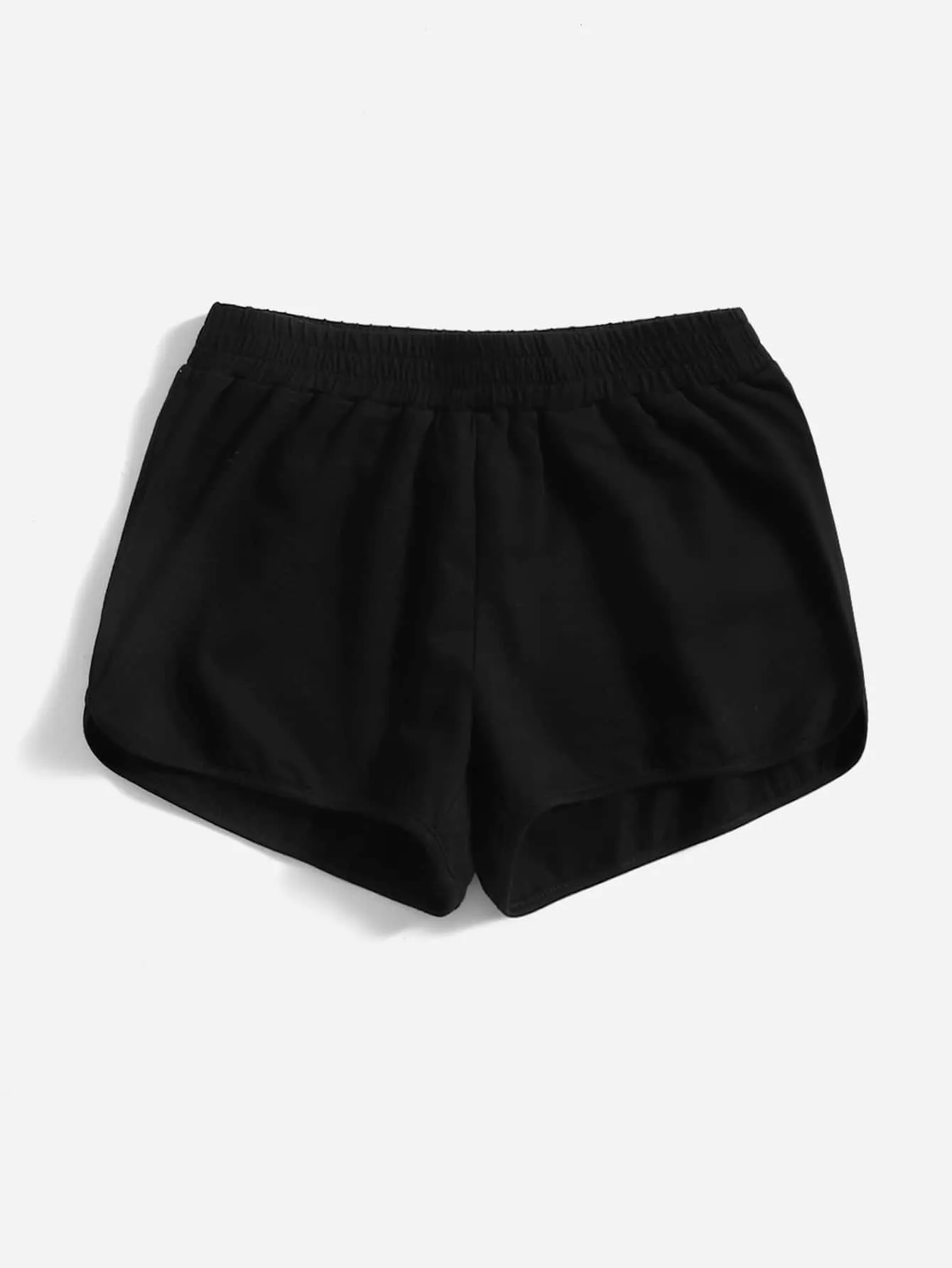 Casual Plain Natural Women Shorts