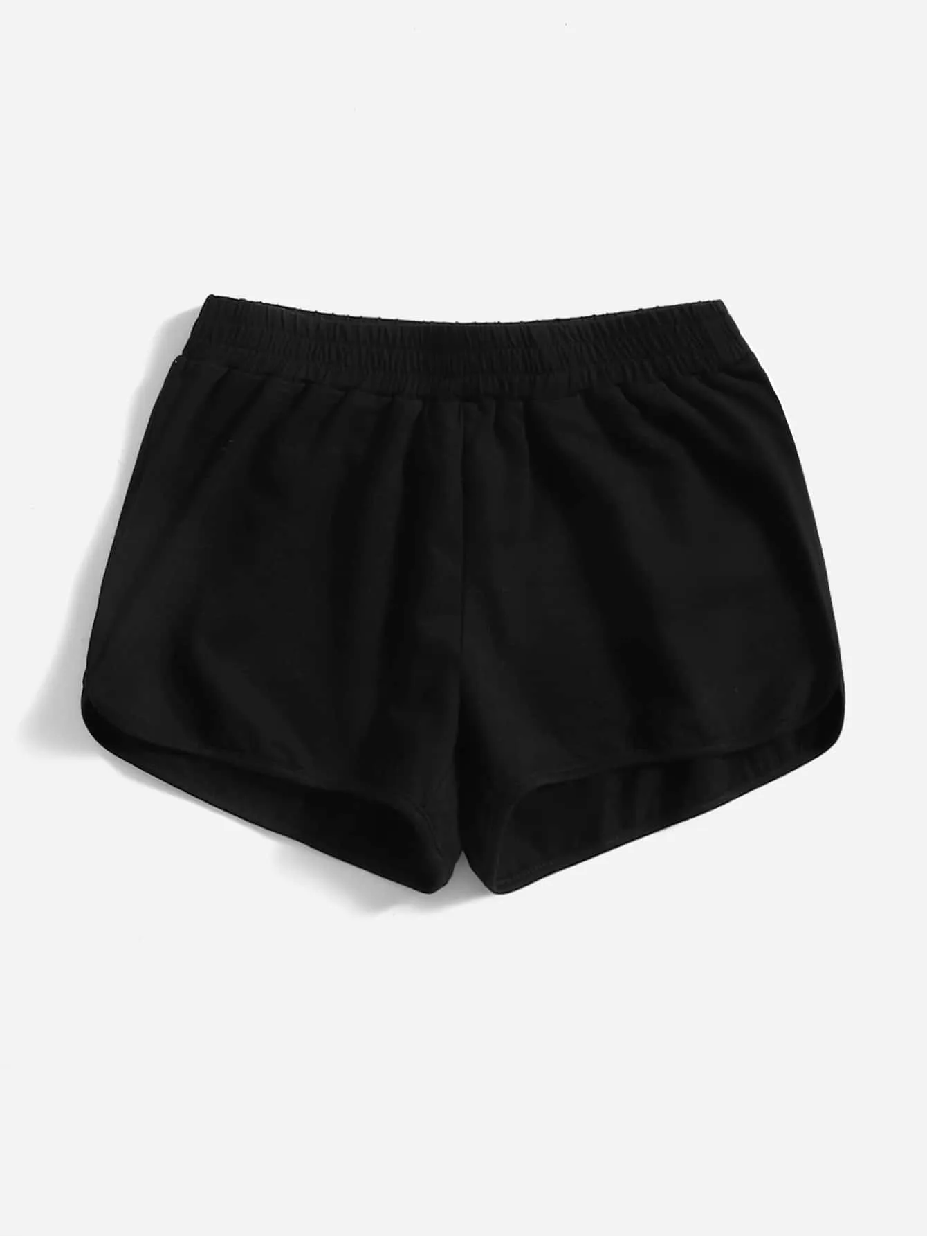 Casual Plain Natural Women Shorts