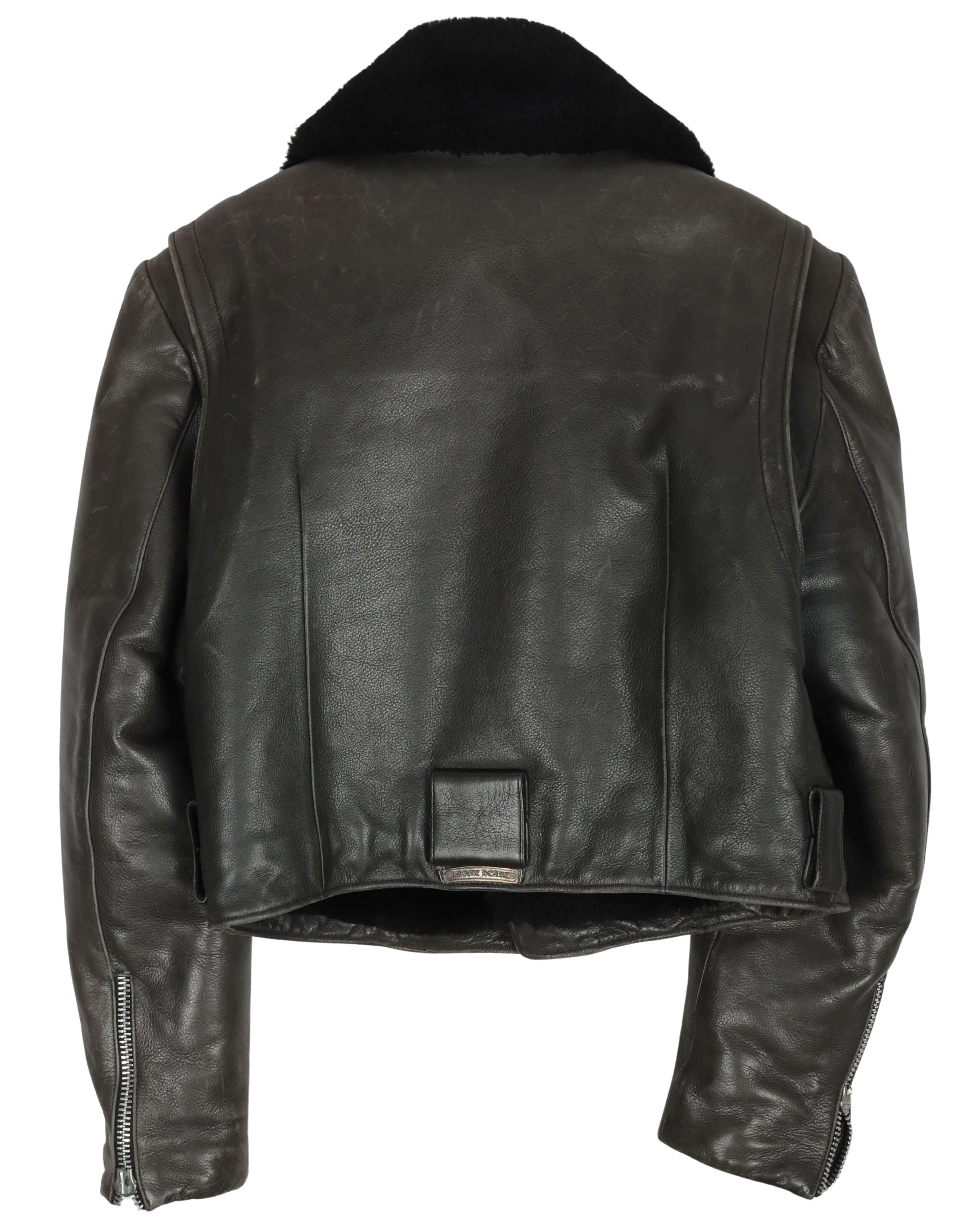 Cher's Custom Shearling Leather Bomber Jacket