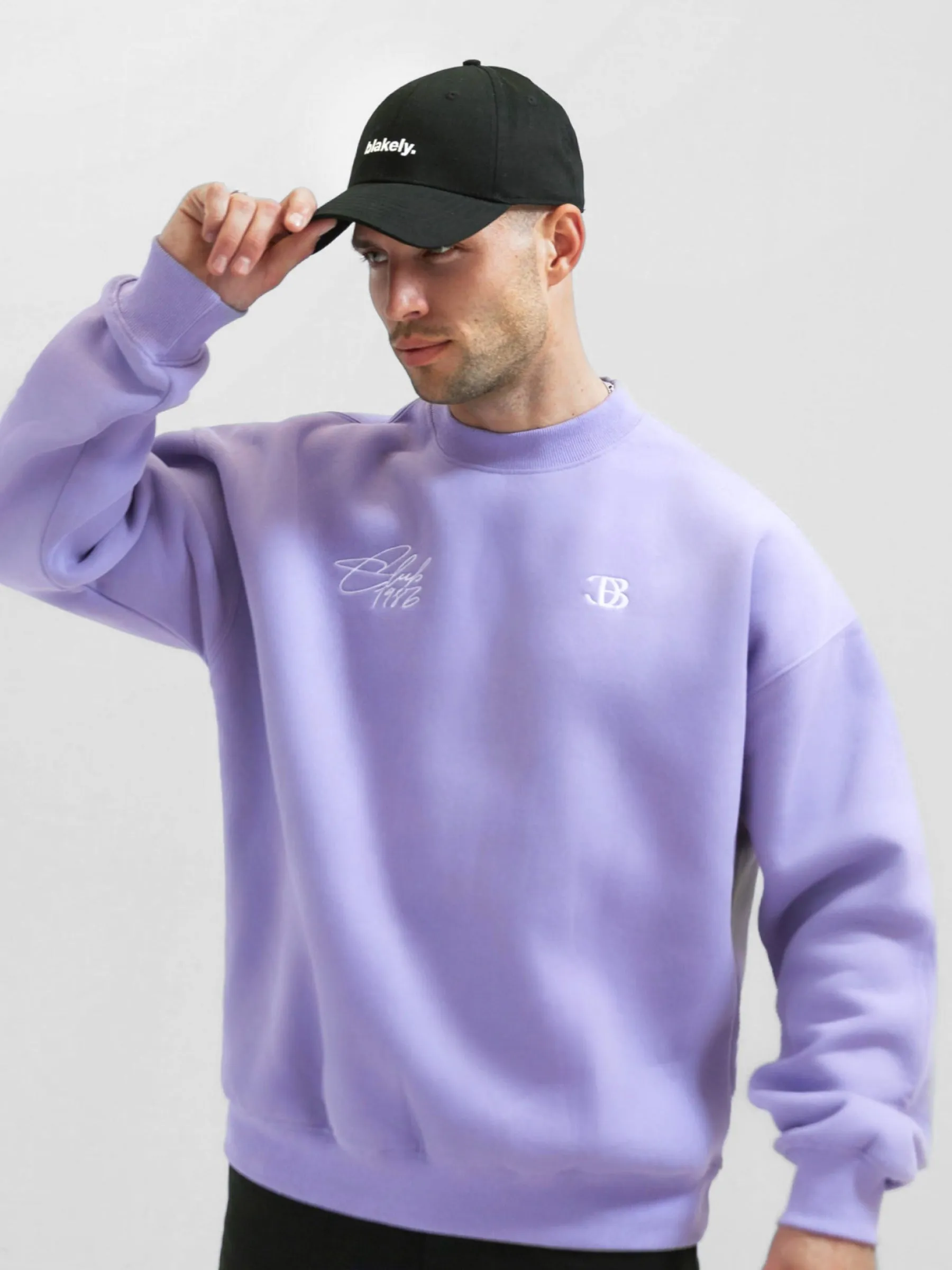 Club Relaxed Jumper - Violet