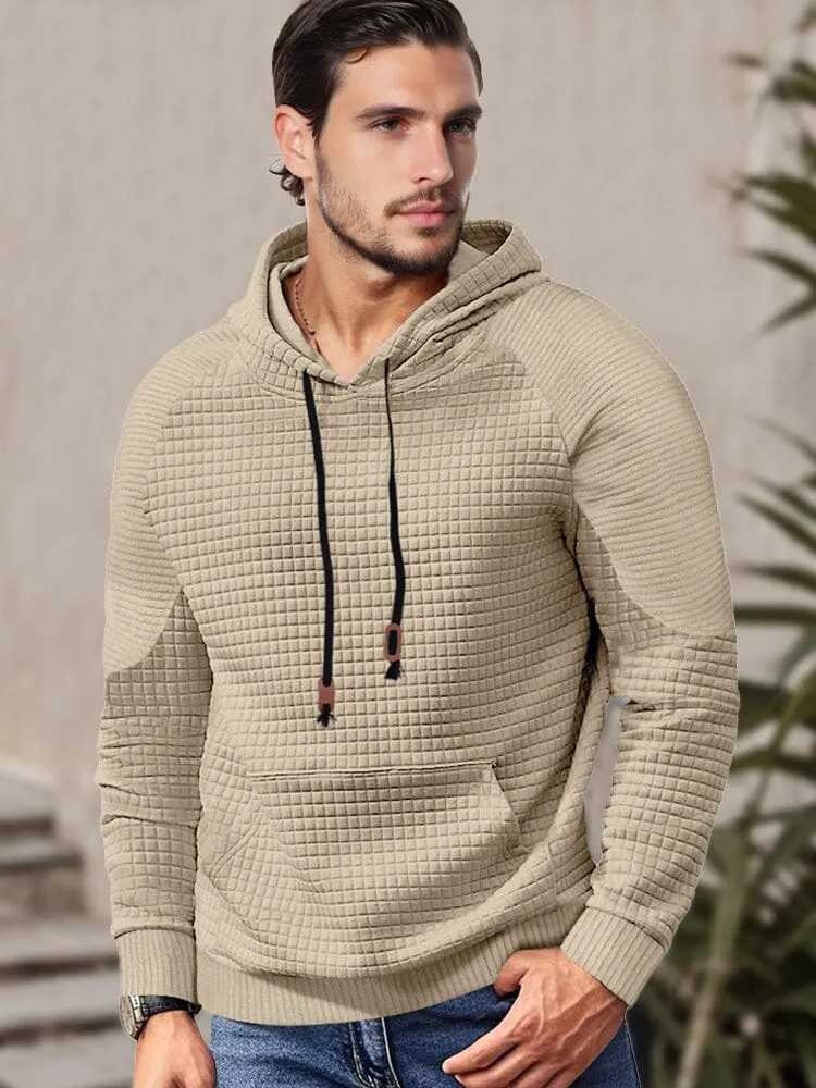 Comfy Relaxed Fit Waffle Hoodie