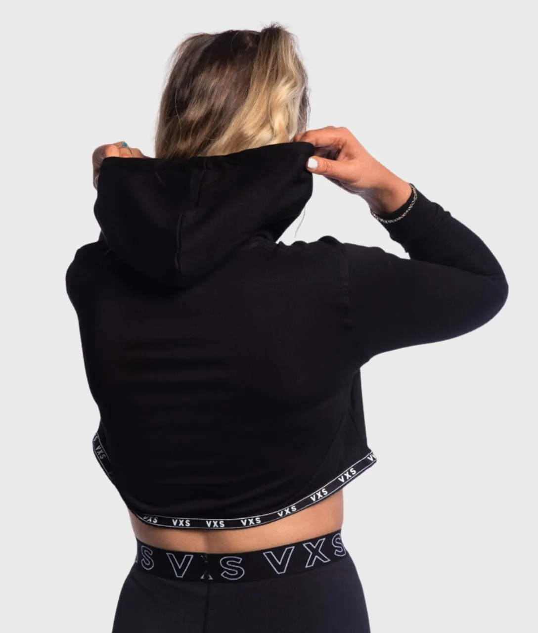 CROP Hoodie [Black]