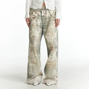 Crystal Lace Jeans