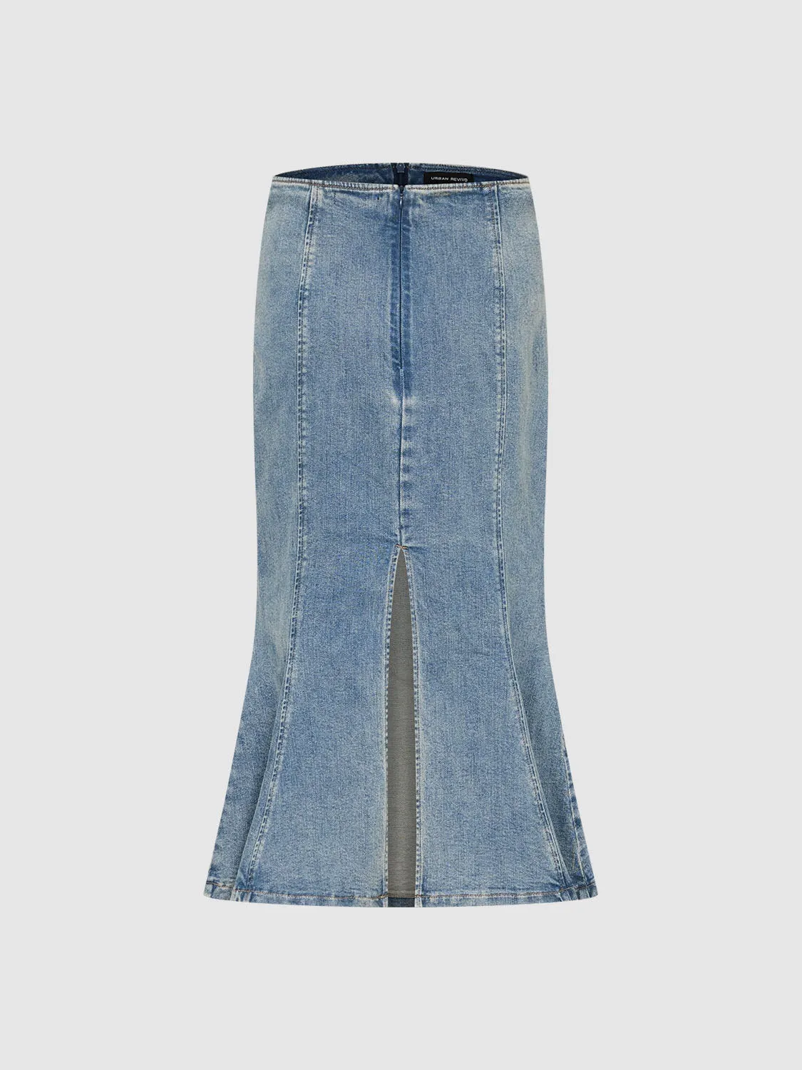 Denim Fishtail Skirts