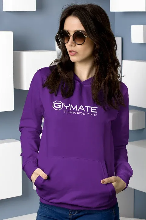 Designer Womens Hoodies Centre 'Think Positive' [colours]