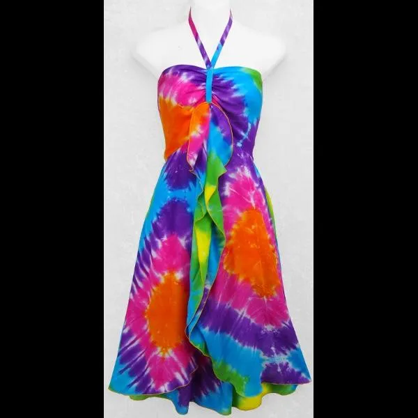 Diamond Tie-Dye Gigi Dress