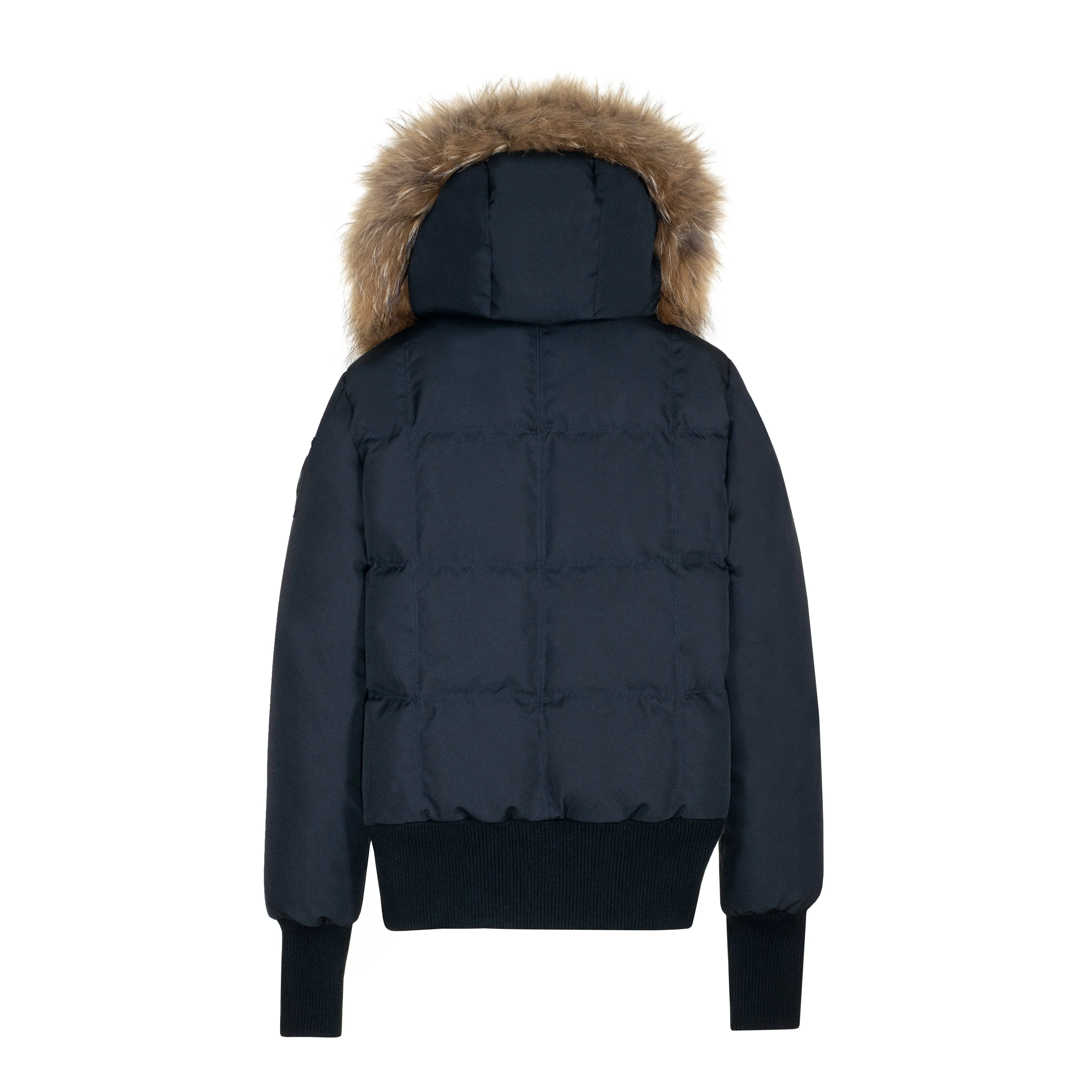 Ellabee Quilted Puff Bomber - Black