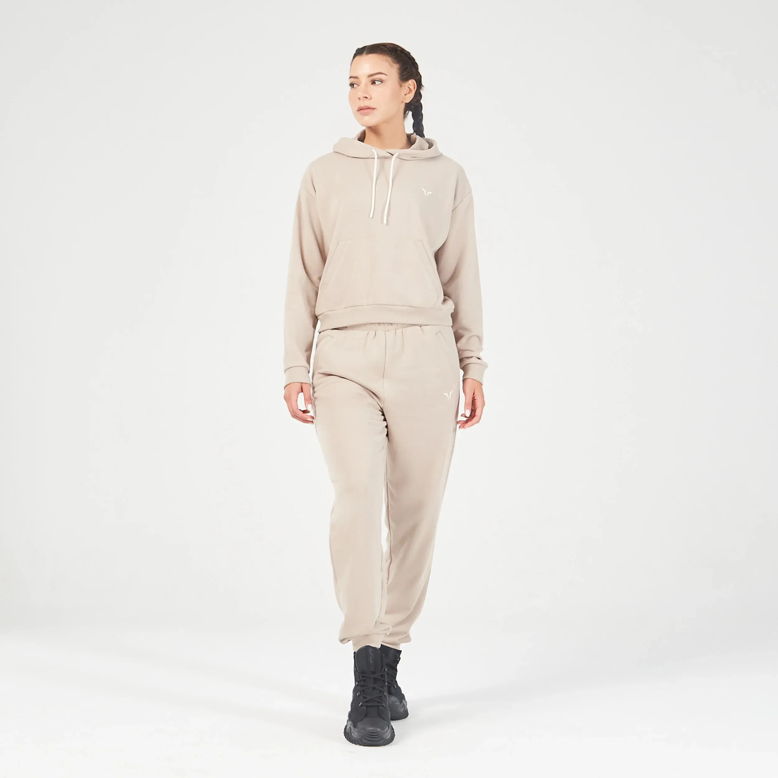 Essential Relaxed Hoodie - Cobblestone