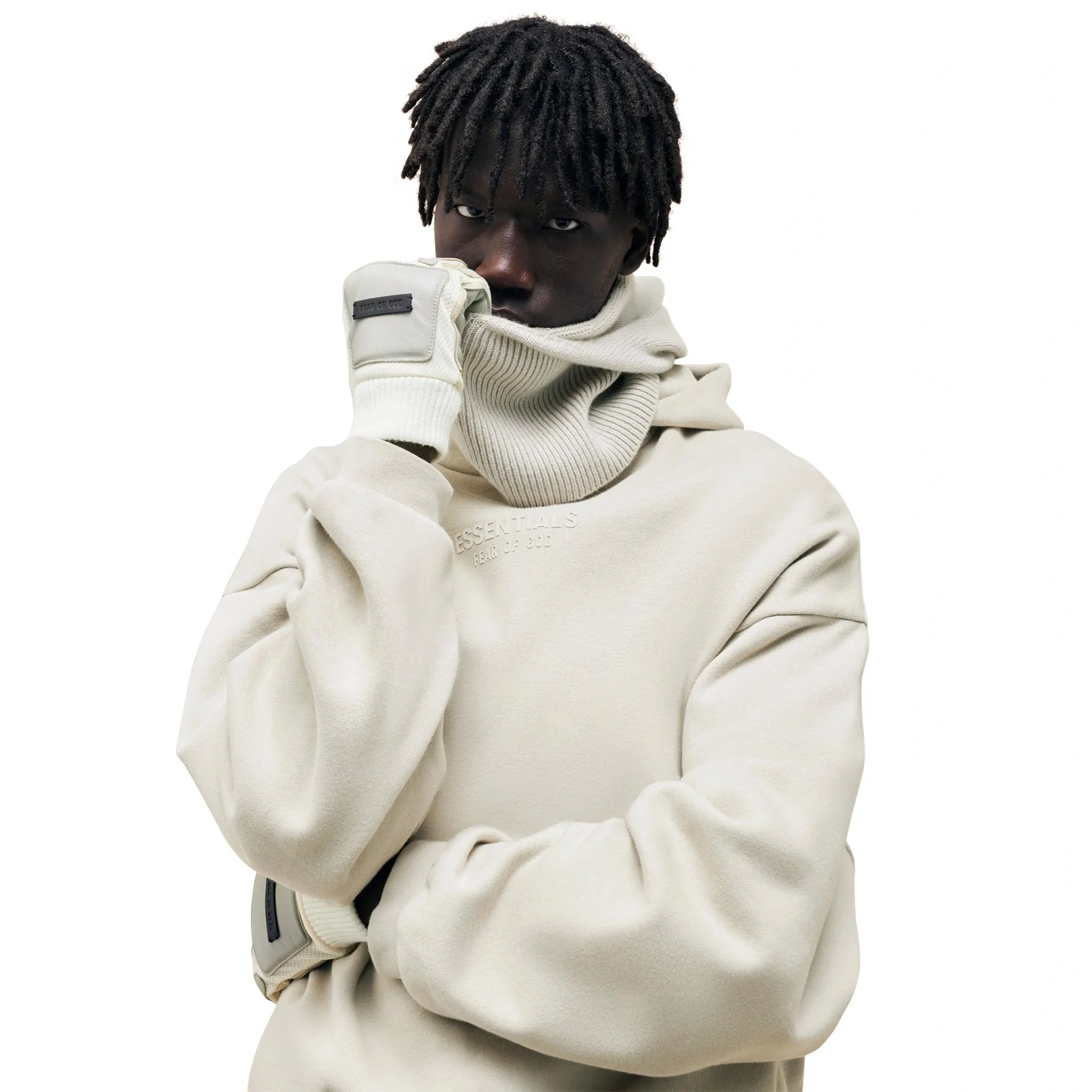 Fear Of God Essentials Silver Cloud Hoodie (FW23)