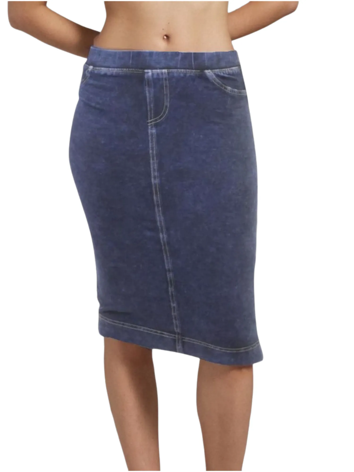 Hard Tail Denim Pencil Skirt WJ-124