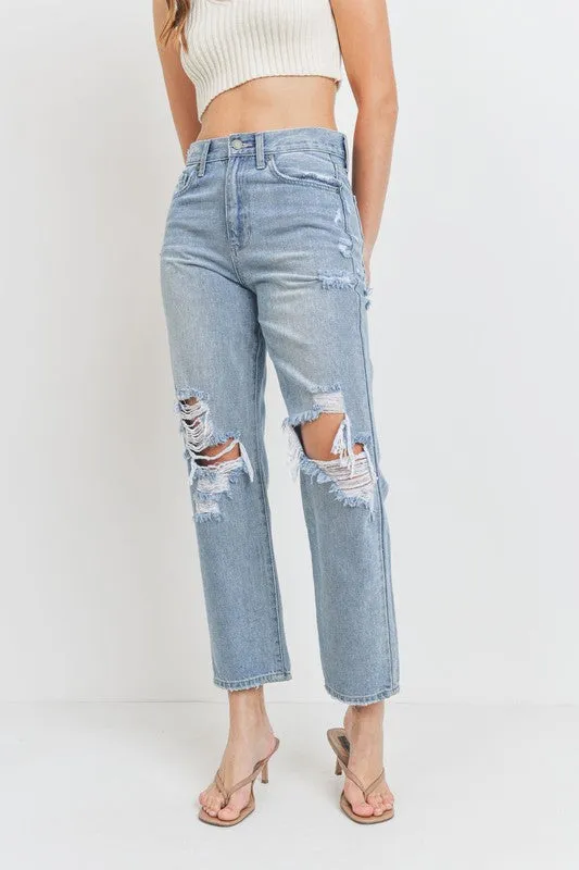 HIGH RISE DAD JEANS