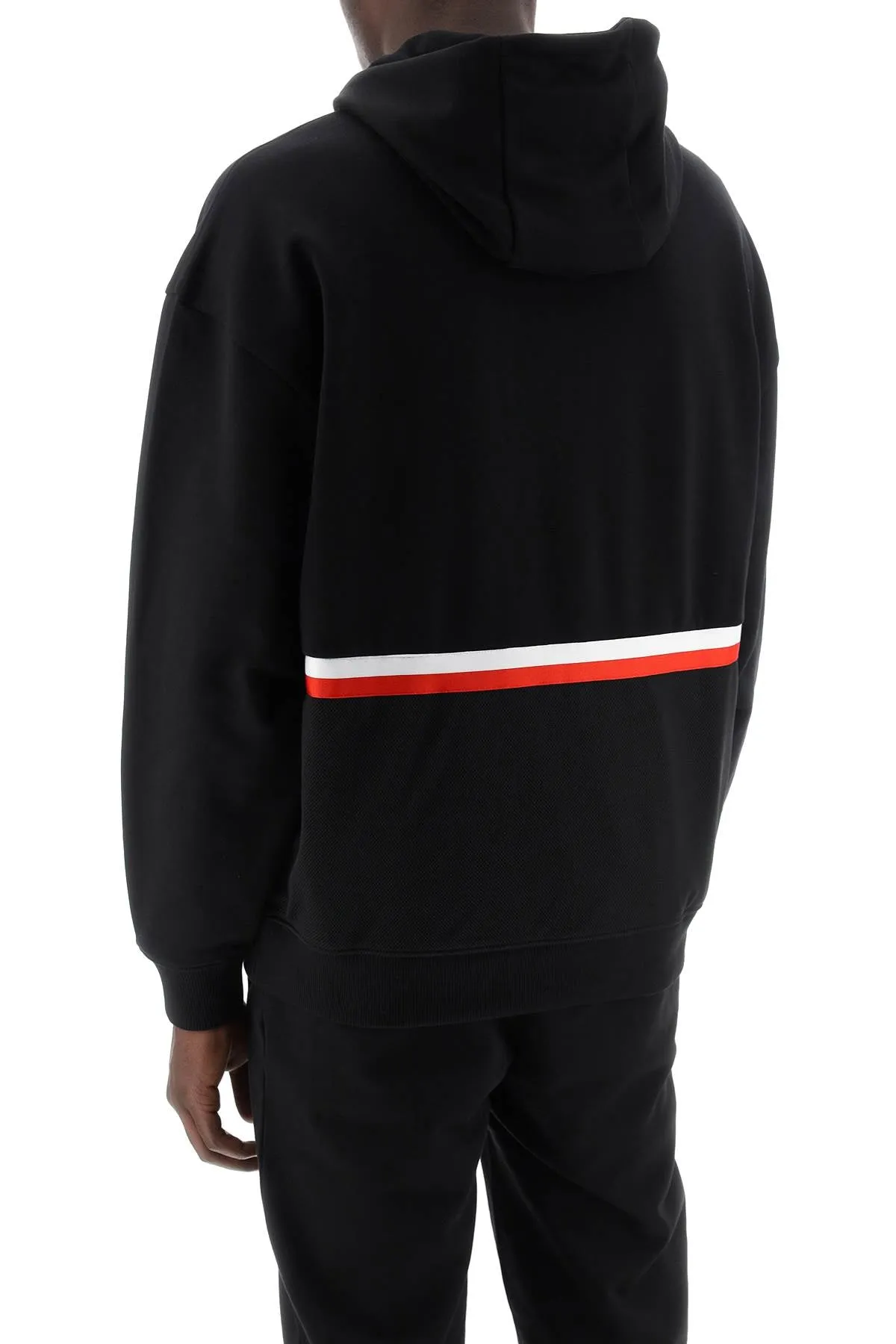 Hugo relaxed fit hoodie sweatshirt  Black