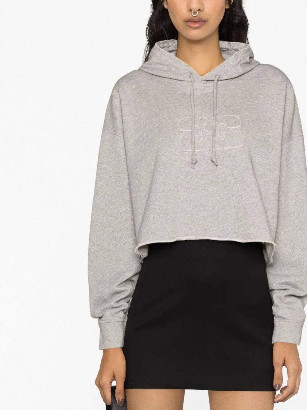 Isoli Cropped Oversized Hoodie