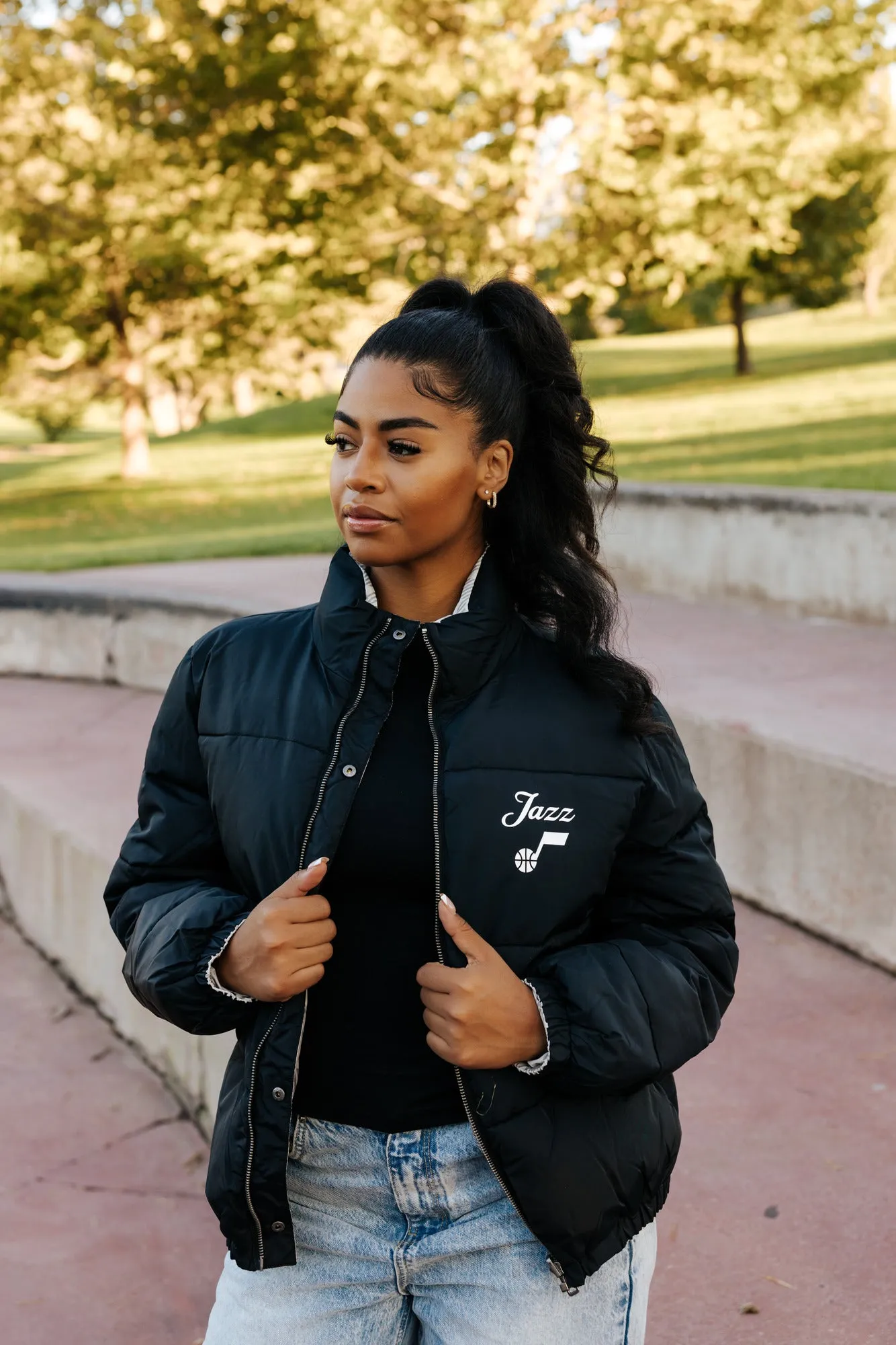 Jazz Reversible Puffer Jacket - Black - WEAR