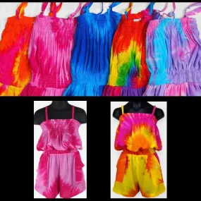 Joy's Tie-Dye Romper (Ages: 4, 6, 8)