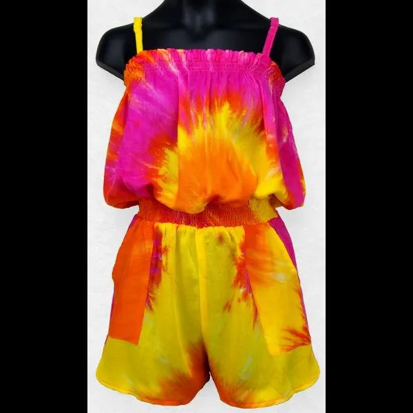 Joy's Tie-Dye Romper (Ages: 4, 6, 8)