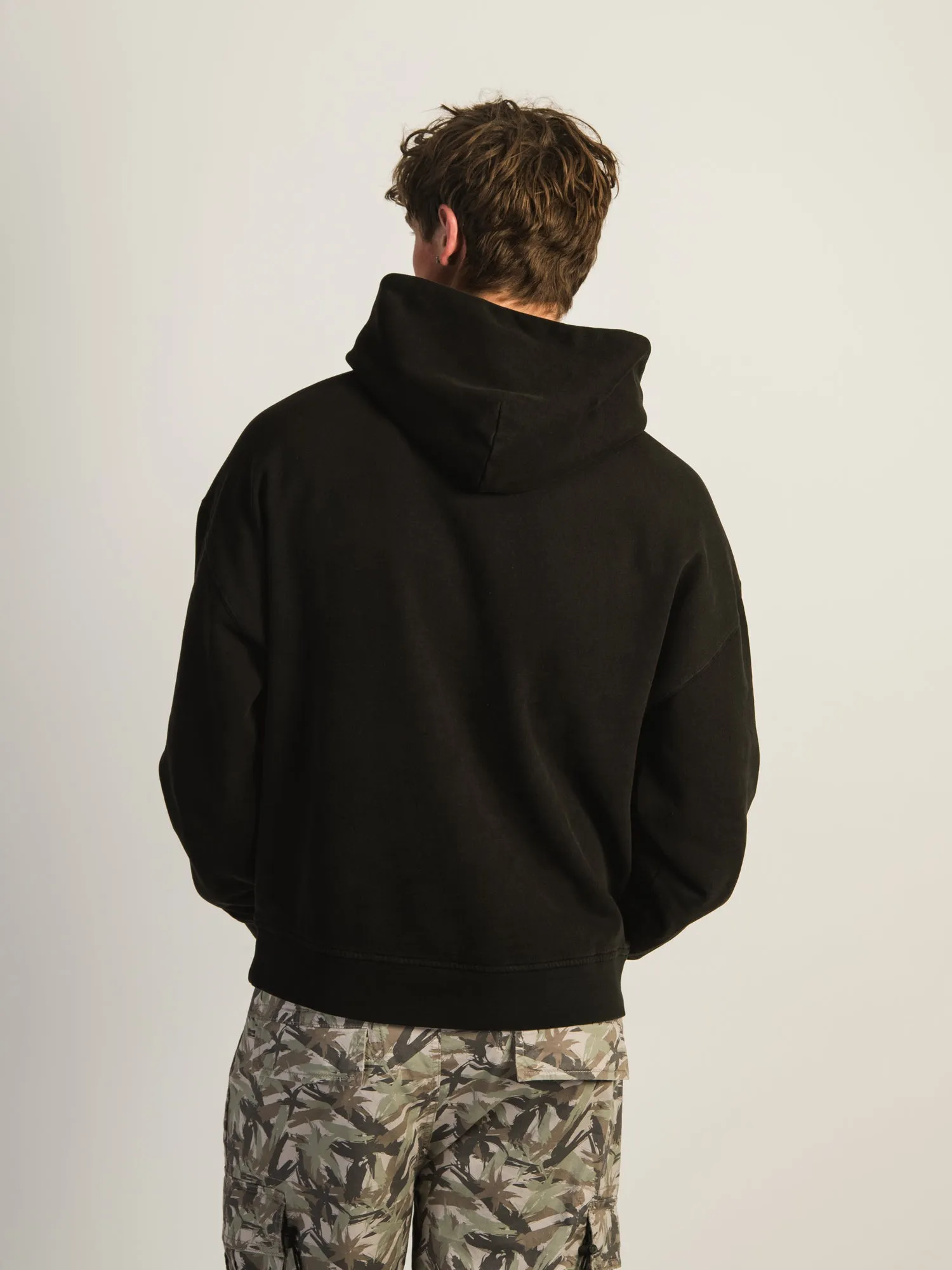 KOLBY RELAXED FIT HOODIE - BLACK