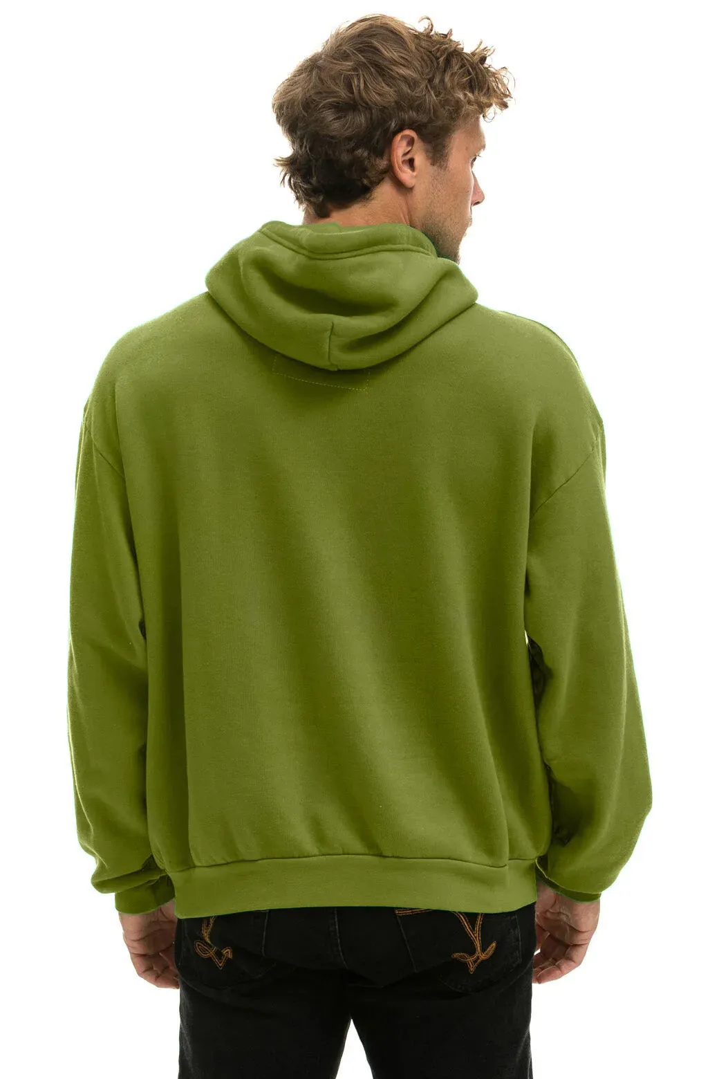 LOGO PULLOVER RELAXED HOODIE - JUNGLE GREEN