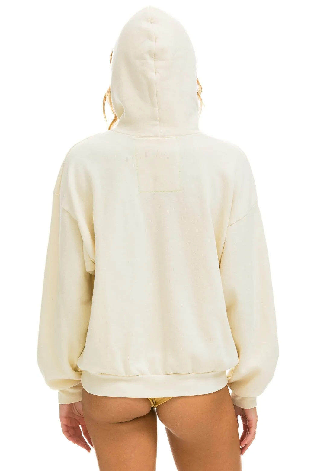 LOGO PULLOVER RELAXED HOODIE - VINTAGE WHITE