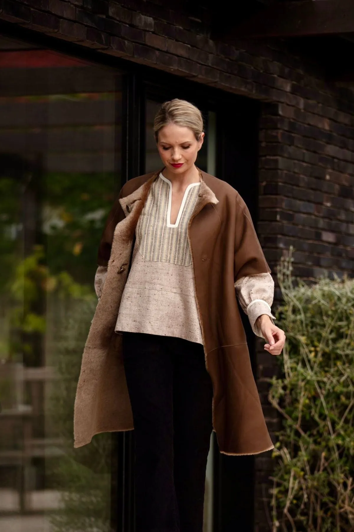 Louisa Shearling Coat