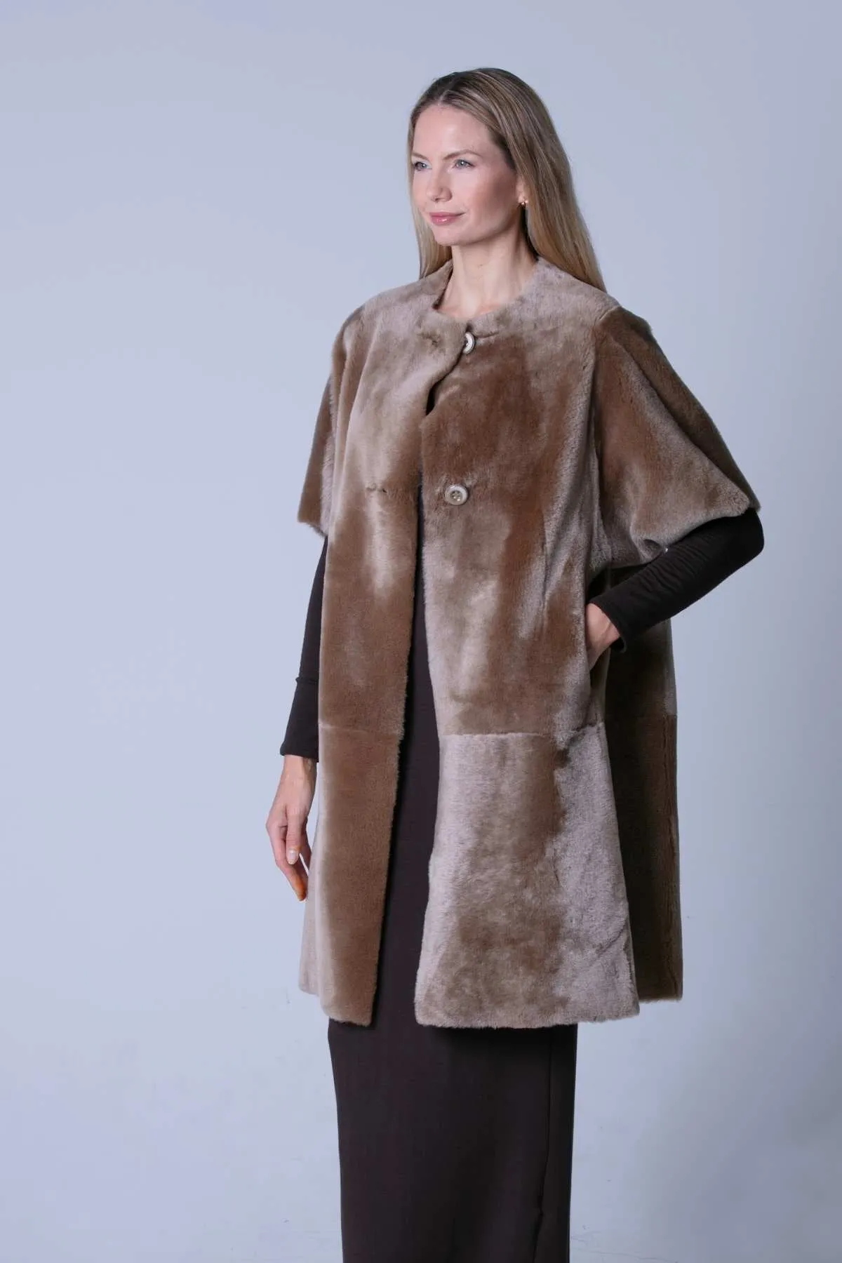 Louisa Shearling Coat