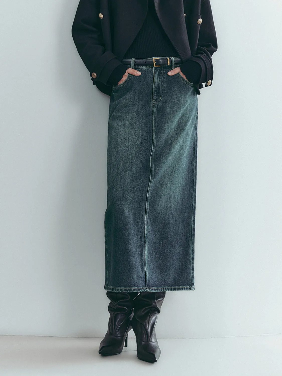 Maxi Denim Skirts