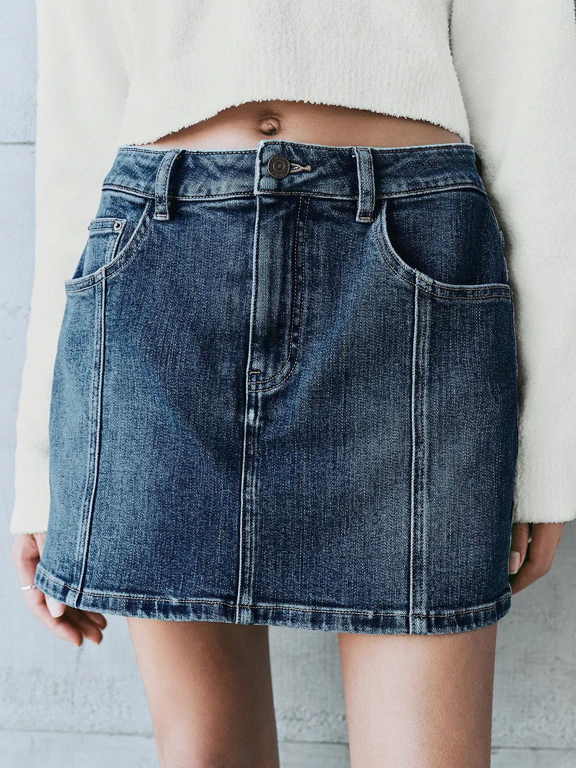 Mini Denim Skirts