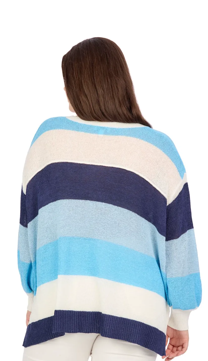 Mud Pie Archie Sweater Blue (One Size)