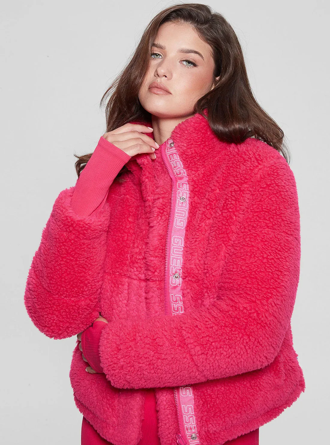 Pink Charis Active Reversible Jacket