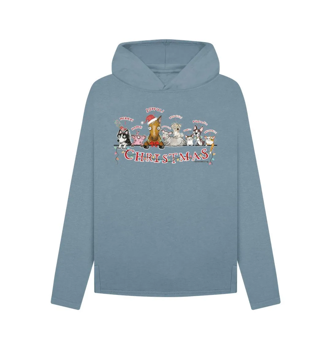 "Magical Christmas" Women's Organic Relaxed Fit Hoodie Sweatshirt