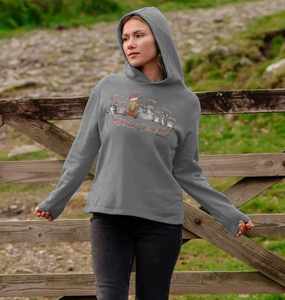 "Magical Christmas" Women's Organic Relaxed Fit Hoodie Sweatshirt