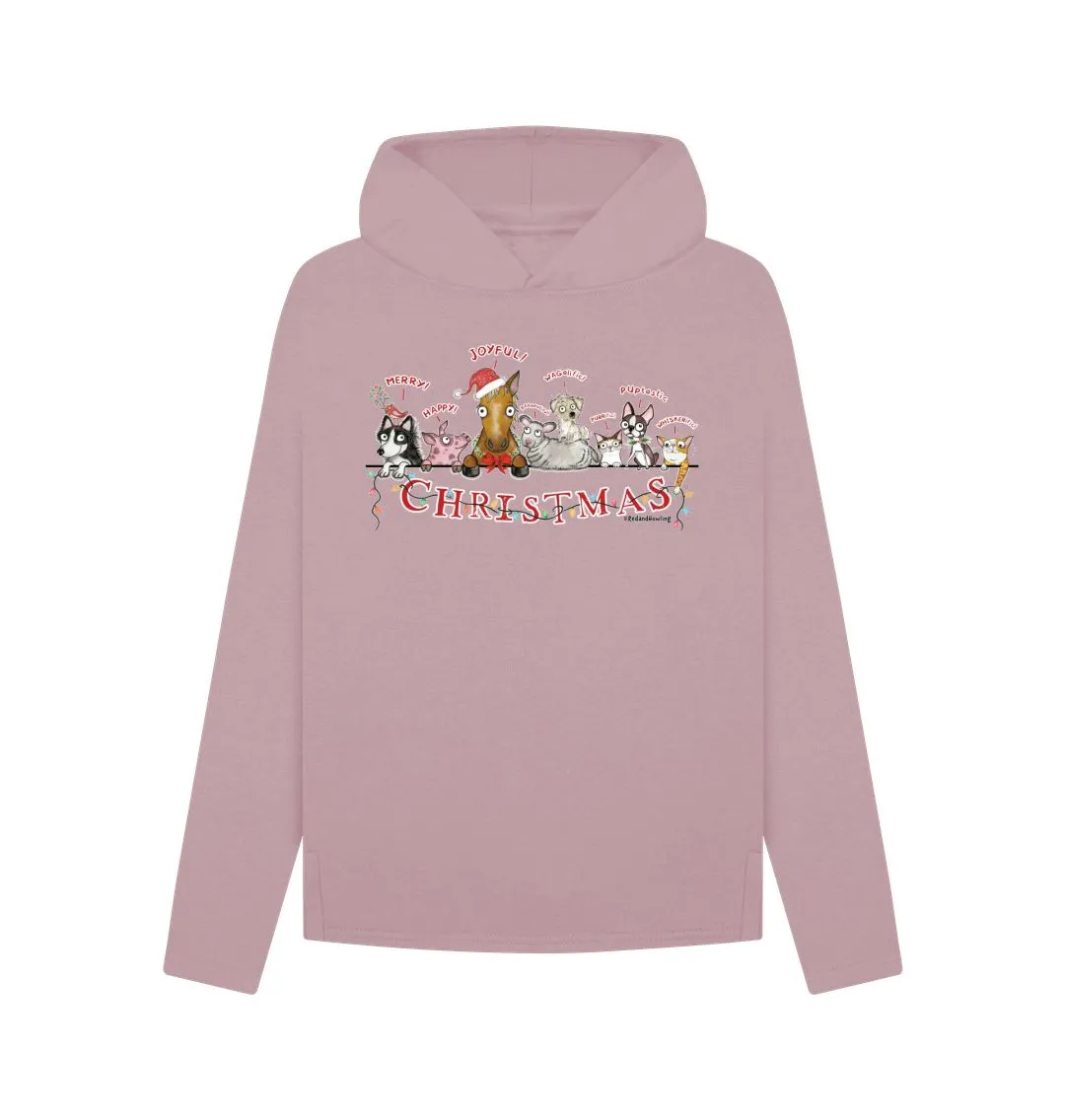 "Magical Christmas" Women's Organic Relaxed Fit Hoodie Sweatshirt