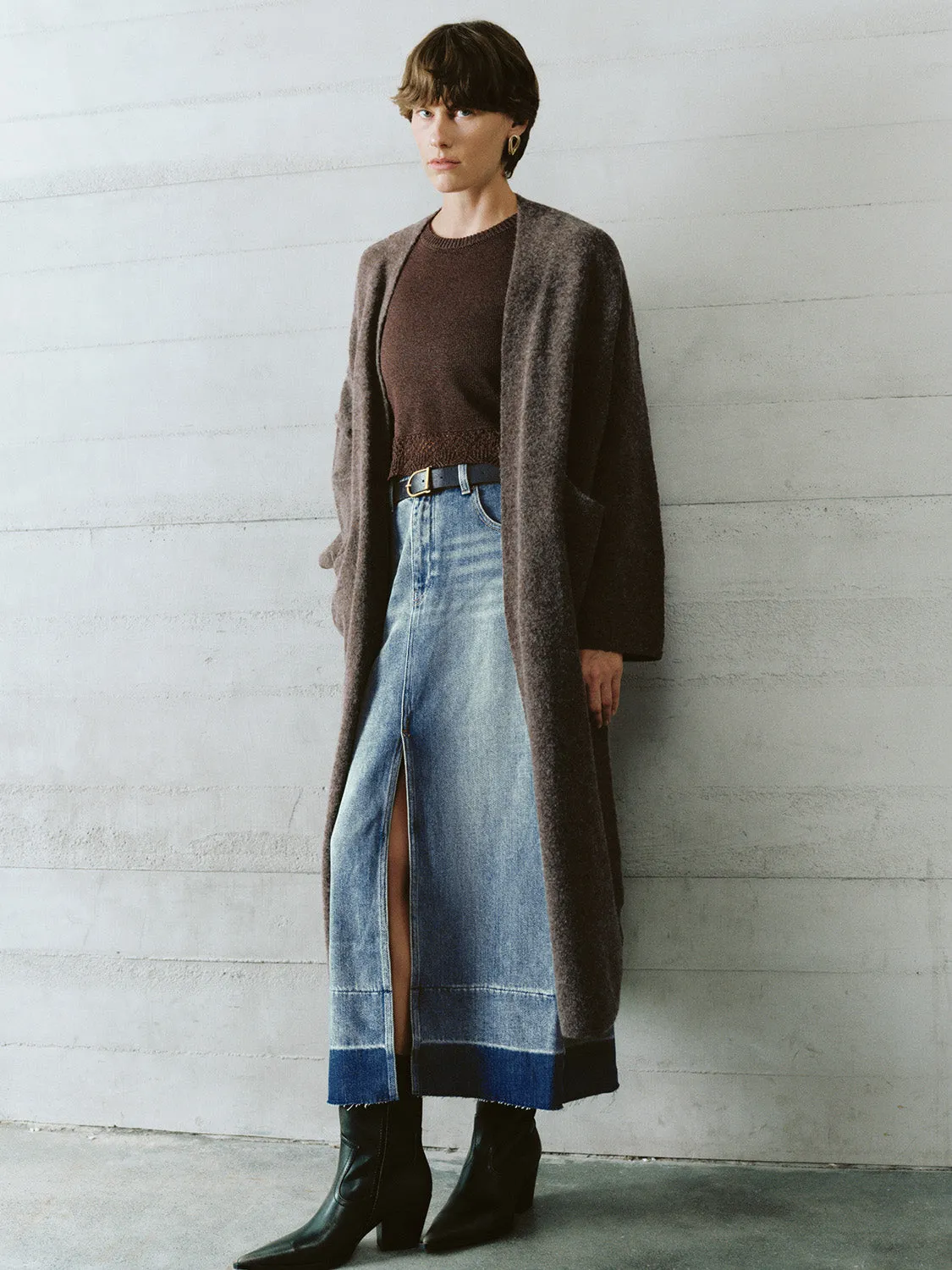 Regular Denim Skirts