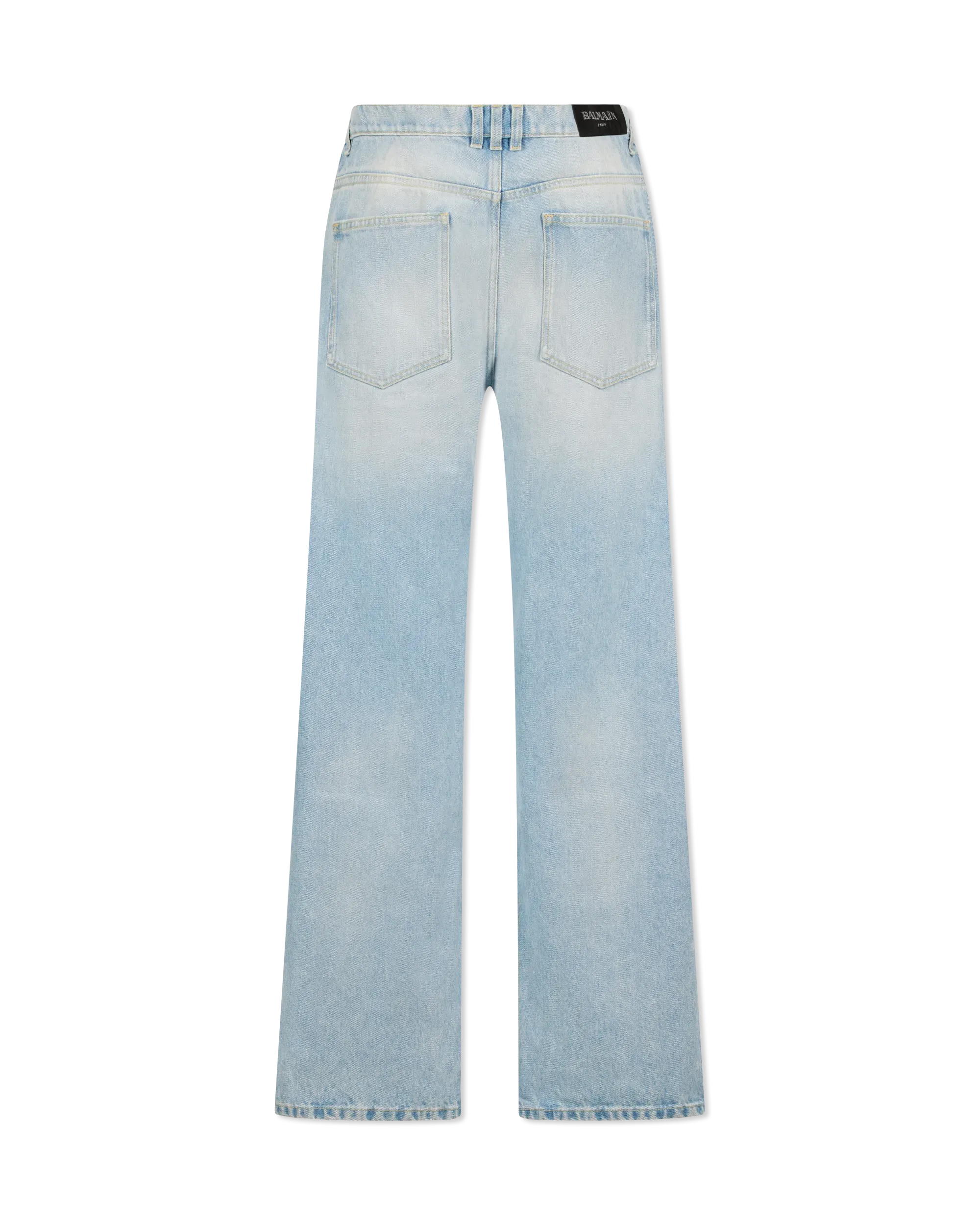 Relaxed Fit Washed Baggy Low Rise Jeans