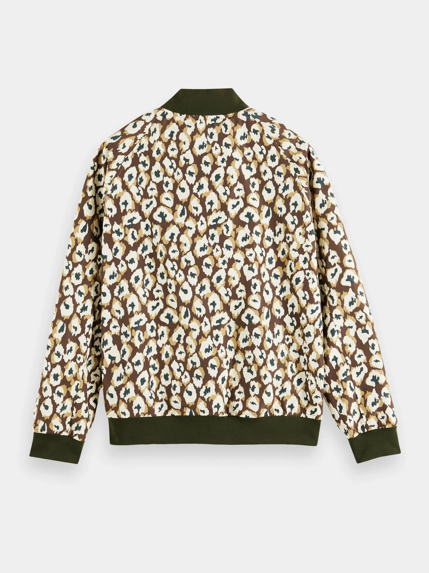 Reversible bomber jacket