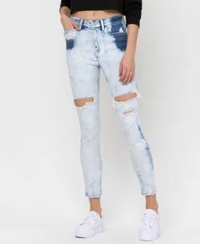 Runner - High Rise Crop Skinny Jeans