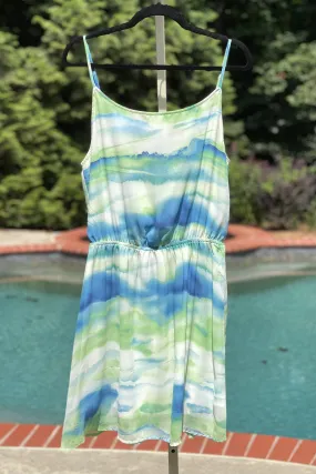 Summer Days Tie Dye Spaghetti Strap Dress