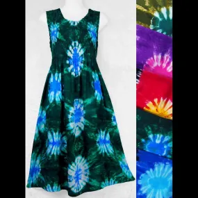 Tie-Dye Suns Tank Dress