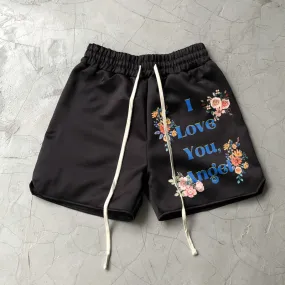 Trendy Art Print Casual Shorts