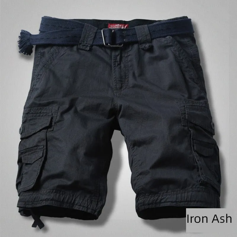 Trendy  Machi Casual Multi-Pocket  Shorts