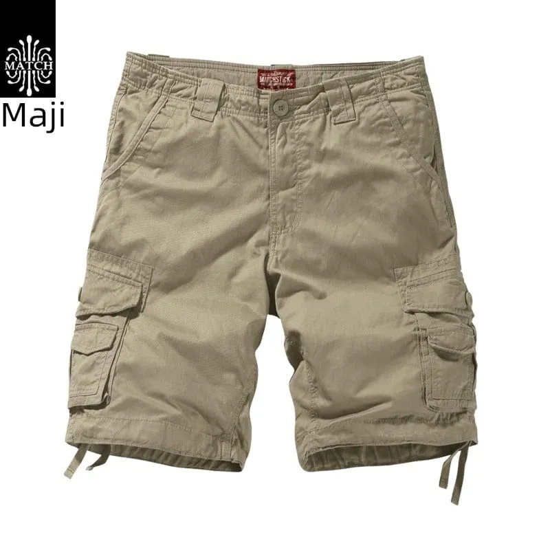 Trendy  Machi Casual Multi-Pocket  Shorts