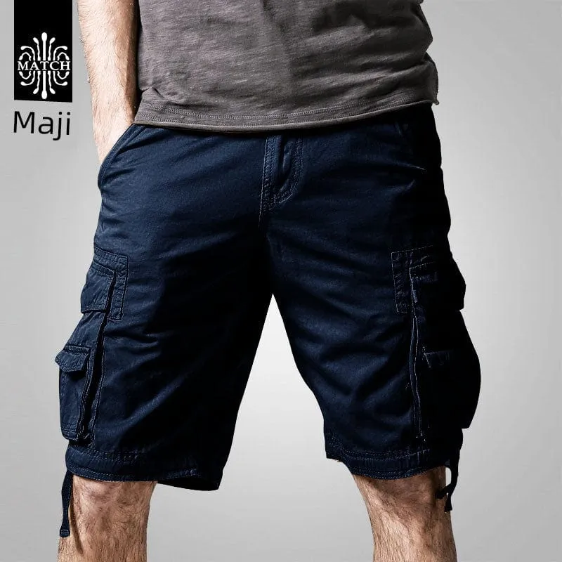 Trendy  Machi Casual Multi-Pocket  Shorts